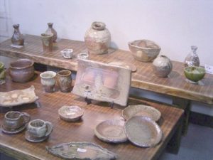 清水区の陶芸教室　作品展示